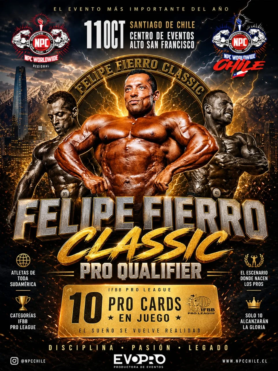 Afiche oficial de Felipe Fierro Classic Pro Qualifier